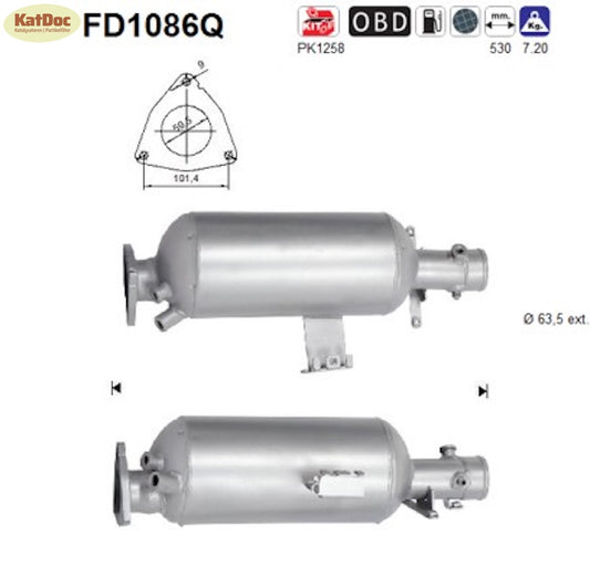 Ruß-Partikelfilter Land Rover Discovery 4/RangeRover Sport,3.0,Silizium,Euro 5