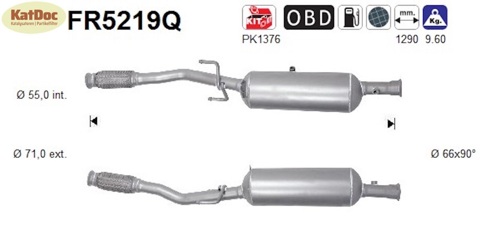Ruß - Partikelfilter für Citroen, Opel, Peugeot, DS, Silizium, Euro 6 - KatDoc