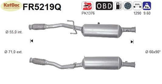 Ruß - Partikelfilter für Citroen, Opel, Peugeot, DS, Silizium, Euro 6 - KatDoc